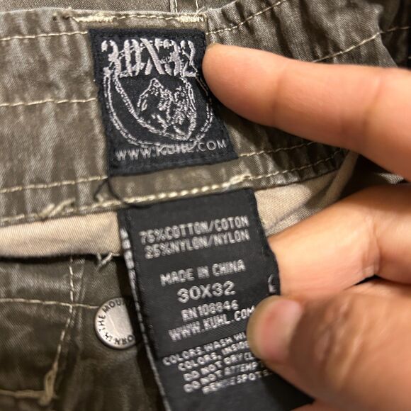 Kuhl Revolvr Pants Mens 30x32 Gray Cotton Stretch Outdoor Hiking Workwear - Picture 6 of 10